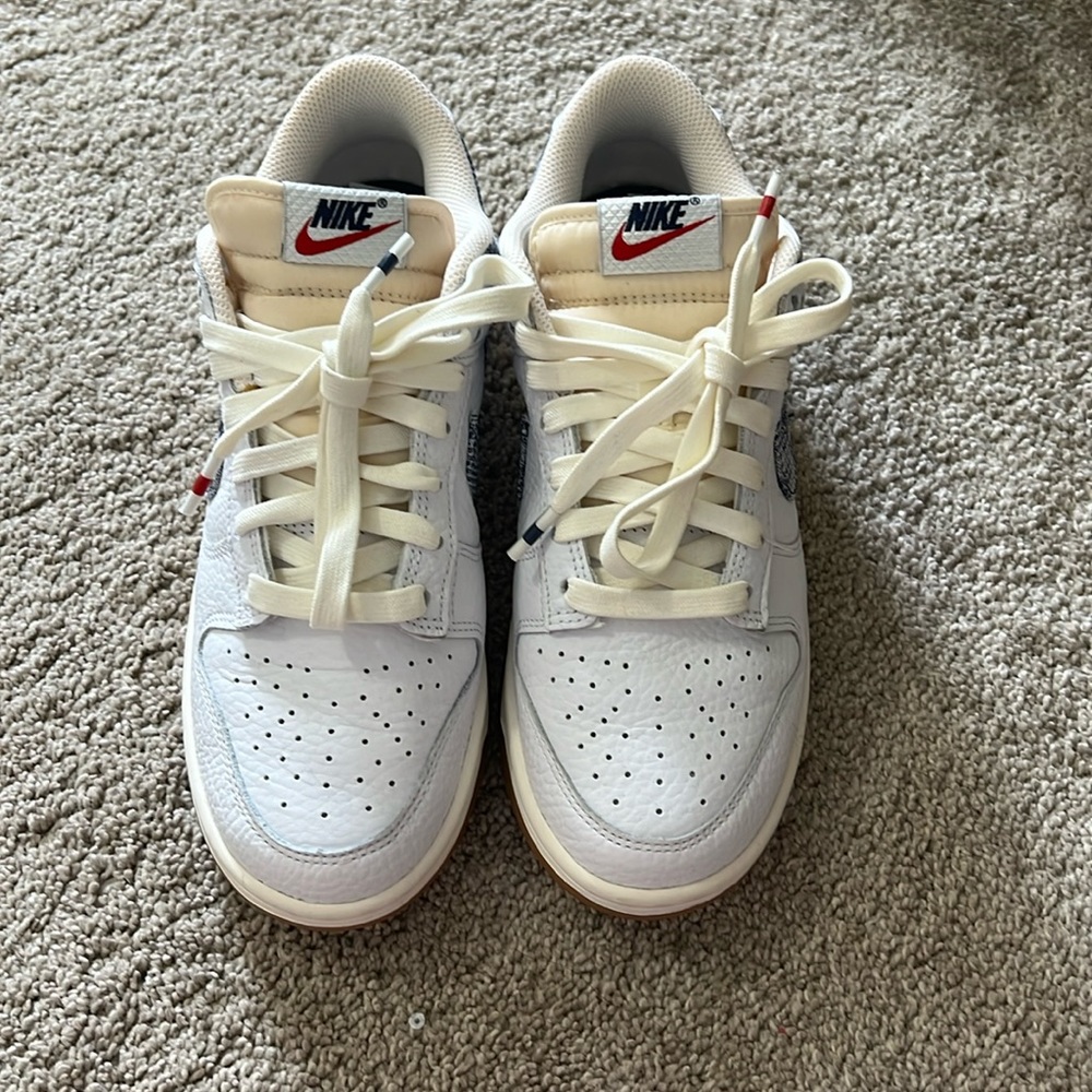 Nike washed denim dunks